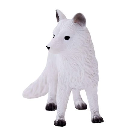 Figurine Renard Arctique MOJO - Canidé Polaire Réaliste | Collection Faune Nordique