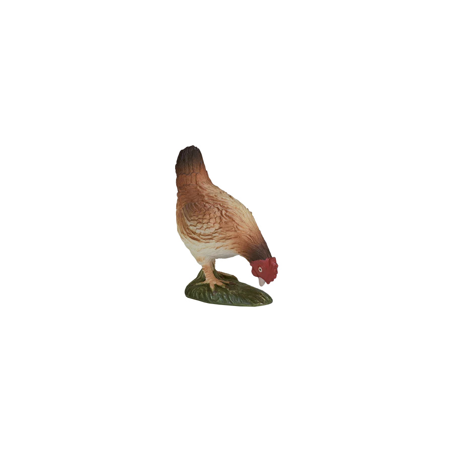 Figurine Poule mangeant - Mojo 387053 | Matériel pédagogique | Enrichissement Montessori