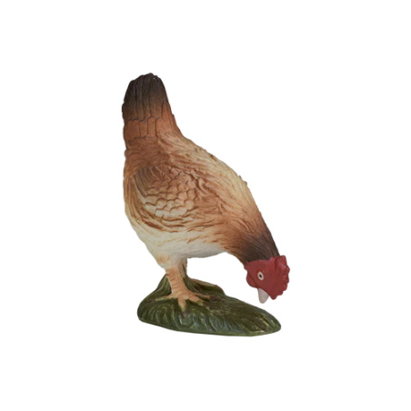 Figurine Poule mangeant - Mojo 387053 | Matériel pédagogique | Enrichissement Montessori