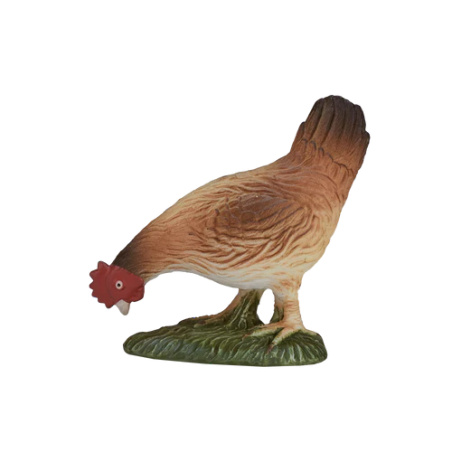 Figurine Poule mangeant - Mojo 387053 | Matériel pédagogique | Enrichissement Montessori