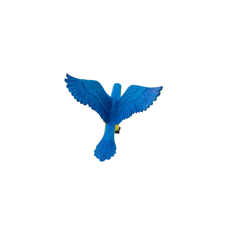 Figurine Ara Bleu MOJO - Perroquet Exotique Détaillé | Collection Oiseaux Tropicaux