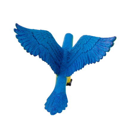 Figurine Ara Bleu MOJO - Perroquet Exotique Détaillé | Collection Oiseaux Tropicaux