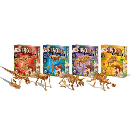 DinoKit Stegosaure Buki - Kit Fouille Archéologique Dinosaure pour Enfants 8 ans+