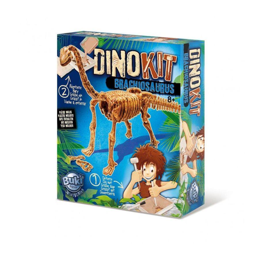 DinoKit Brachiosaure Buki - Kit de Fouille Paléontologique pour Enfants 8+ | LesMinis