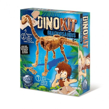 DinoKit Brachiosaure Buki - Kit de Fouille Paléontologique pour Enfants 8+ | LesMinis