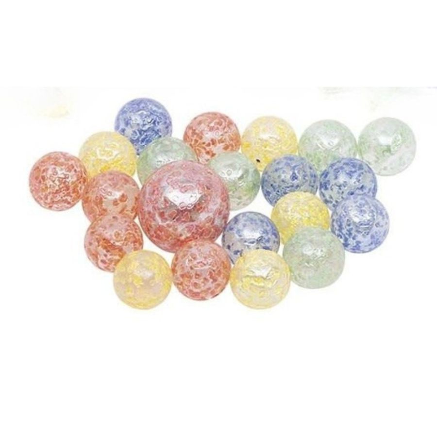 Billes en Verre Goki - Calot Pépite et 20 Billes Pailletées pour Jeux de Cour
