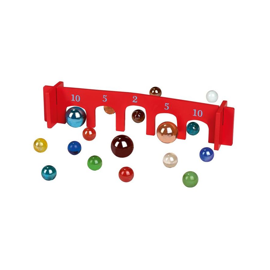 Jeu de Billes Classique Moses - Jeu de Tir Traditionnel avec Arche en Bois