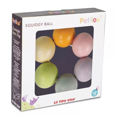 Hochet Anneau de Perles en Bois Le Toy Van - Jouet Montessori d'Éveil Sensoriel Naturel pour Bébé dès la Naissance