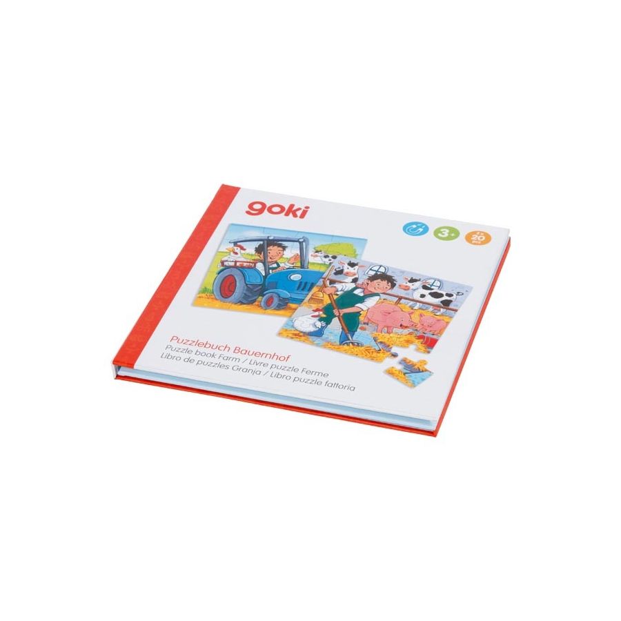 Livre Puzzle Magnétique Ferme | Jeu Éducatif Enfant 3+ | LesMinis