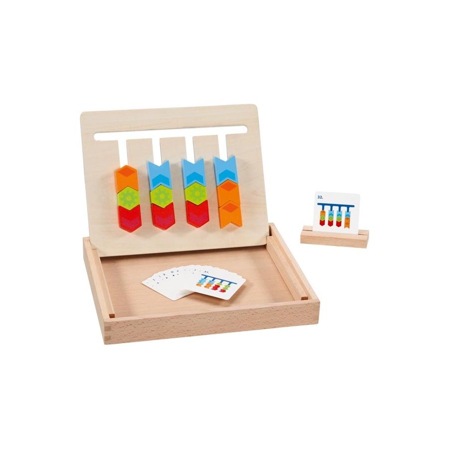 Tableau de Séquences Logiques en Bois | Jeu Éducatif 4+ | LesMinis