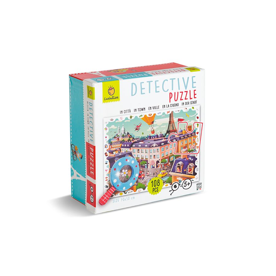 Puzzle Détective Ludattica "En Ville" | Jeu d'Observation 5+ ans