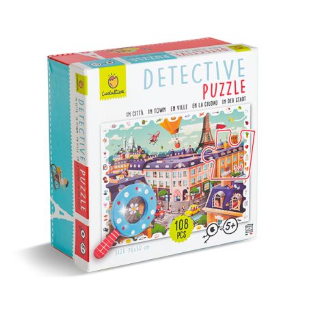 Puzzle Détective Ludattica "En Ville" | Jeu d'Observation 5+ ans
