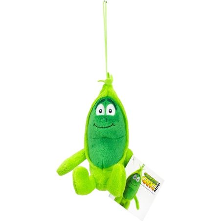 Peluche Pois Gourmand 16cm pour Enfants | Souriante et Verte