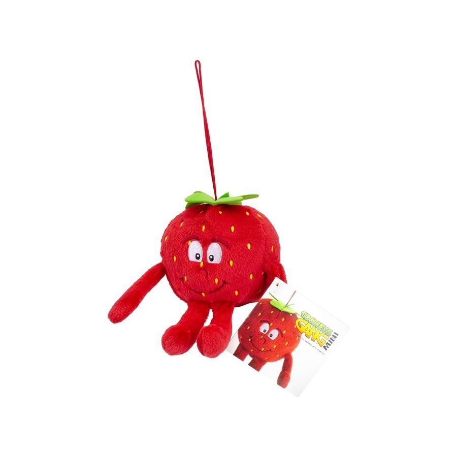 Peluche Fraise 13cm pour Enfants | Rouge Souriante