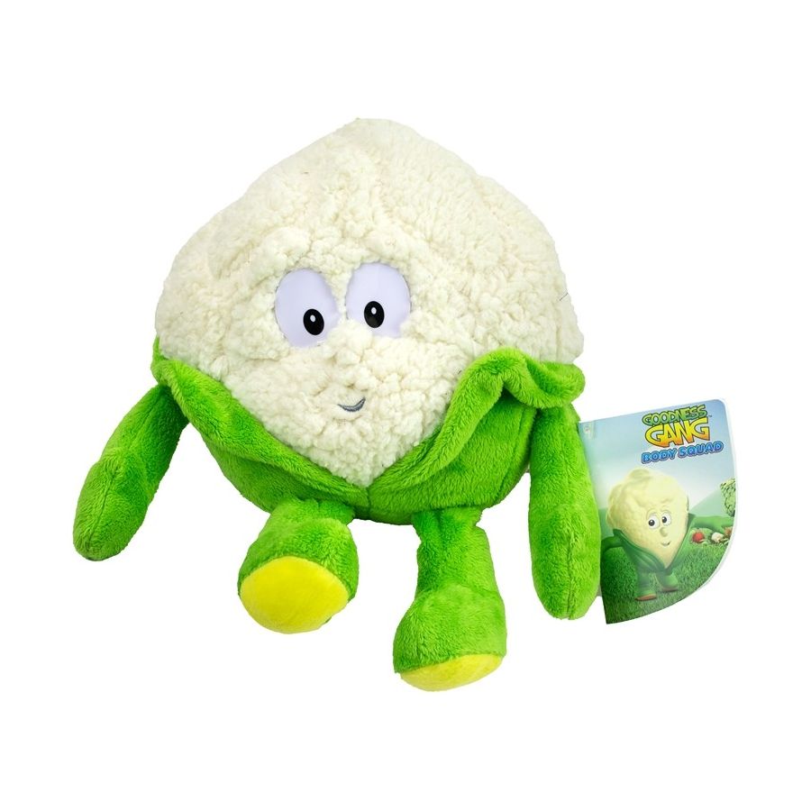 Peluche Chou-fleur 26cm pour Enfants | Rond et Blanc