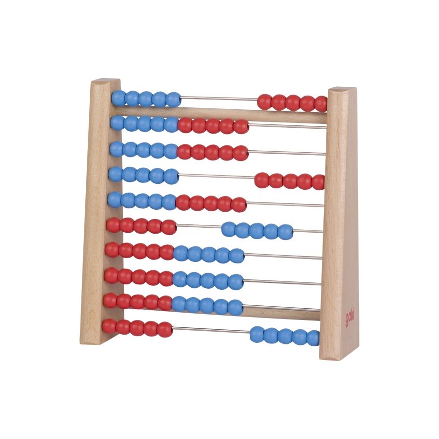 Boulier 100 Boules Goki | Abaque Mathématique Enfant | Apprentissage Calcul 4+