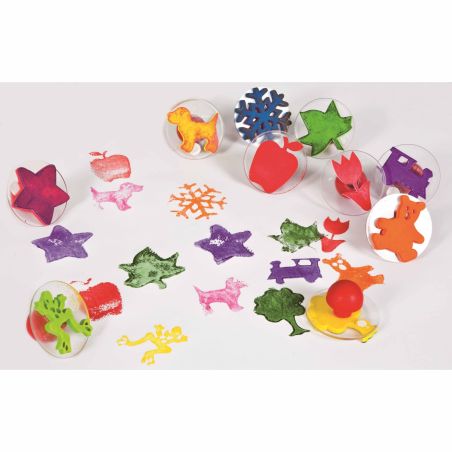 Tampons fantaisie 2 10 pièces  - Fournitures scolaires et bureau