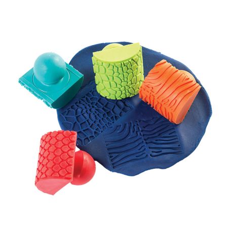 Tampons à bascule Animaux Roche - Set de 4 | Activités Créatives Enfants