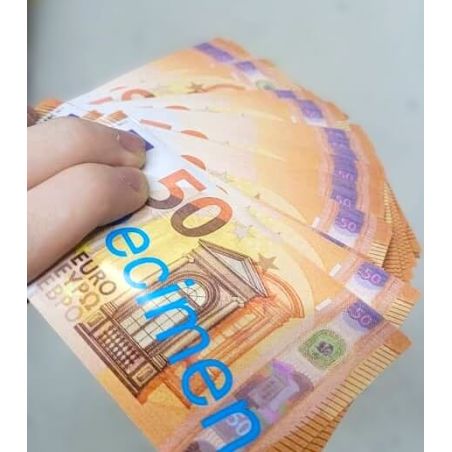 Billets 50 euros Factices | Lot 100 | Simulation Économique | LesMinis