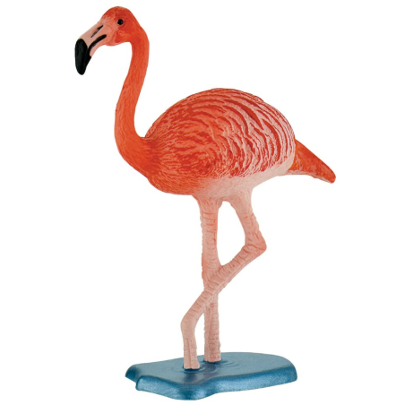 Flamant des Caraïbes | Figurine Rouge-Orangée Bullyland 63715