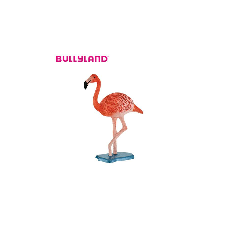 Flamant des Caraïbes | Figurine Rouge-Orangée Bullyland 63715