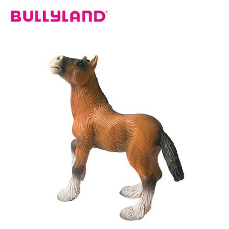 Figurine Poulain Shire Bullyland 62665 | Jeune Cheval Alezan