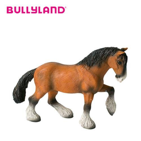 Figurine Hongre Shire Bullyland | Cheval Alezan Trait