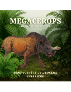 Figurine Megacerops CollectA 88558 – Mammifère Préhistorique 2