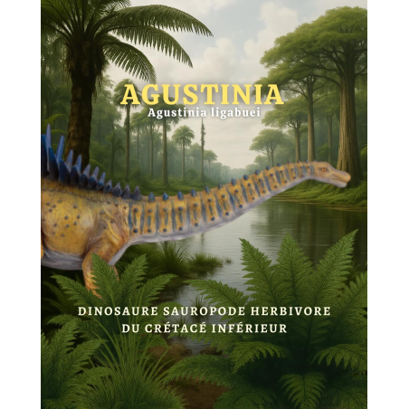 Figurine dinosaure agustinia Collecta 89164 | Jouet réplique réaliste - Collection Préhistorique Jurassic World