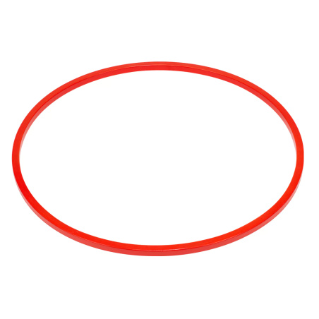 Cerceau de sport en bois rouge - 60 cm