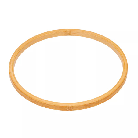 Cerceau de sport en bois naturel - 30 cm