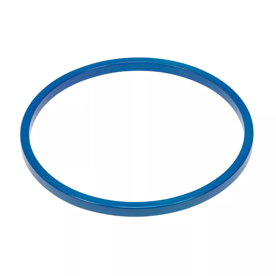 Cerceau de sport en bois bleu - 30 cm