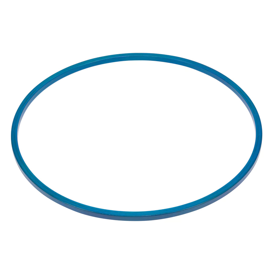 Cerceau de sport en bois bleu - 60 cm