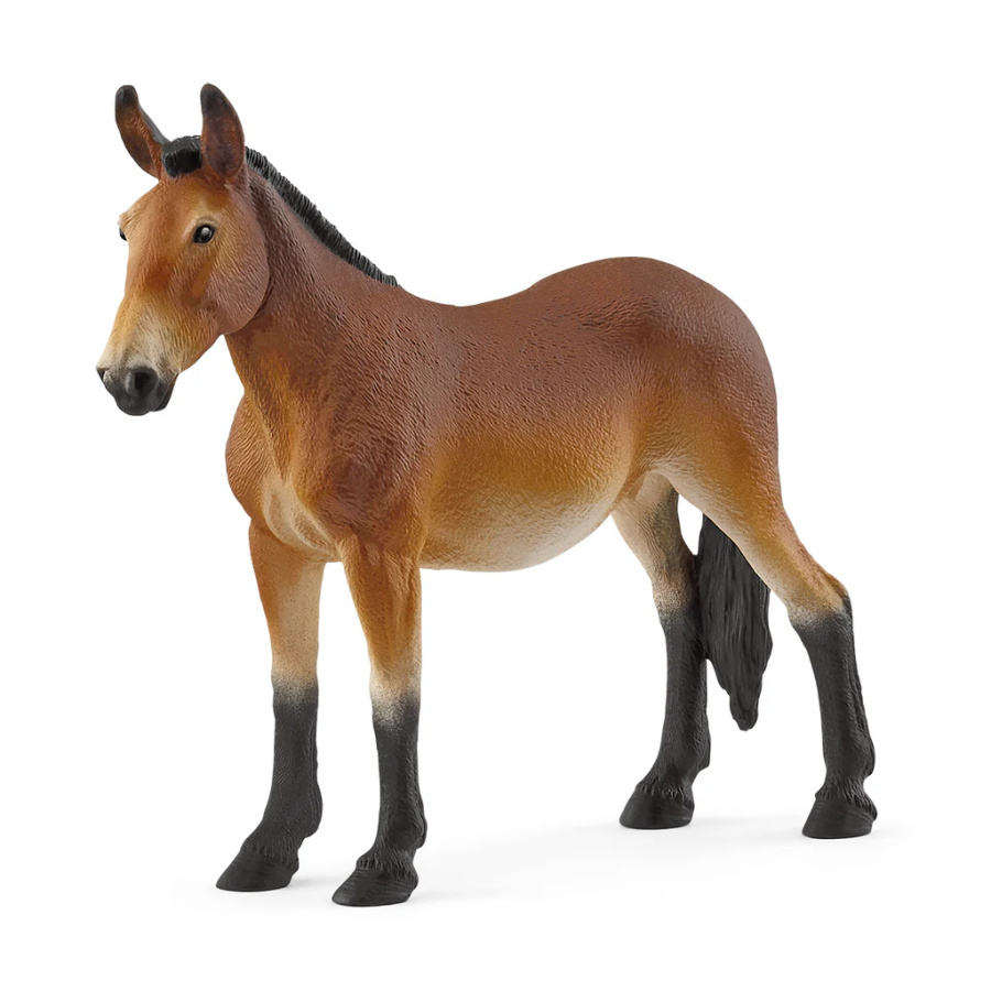 Figurine Mulet Schleich - Équidé hybride collection animaux ferme