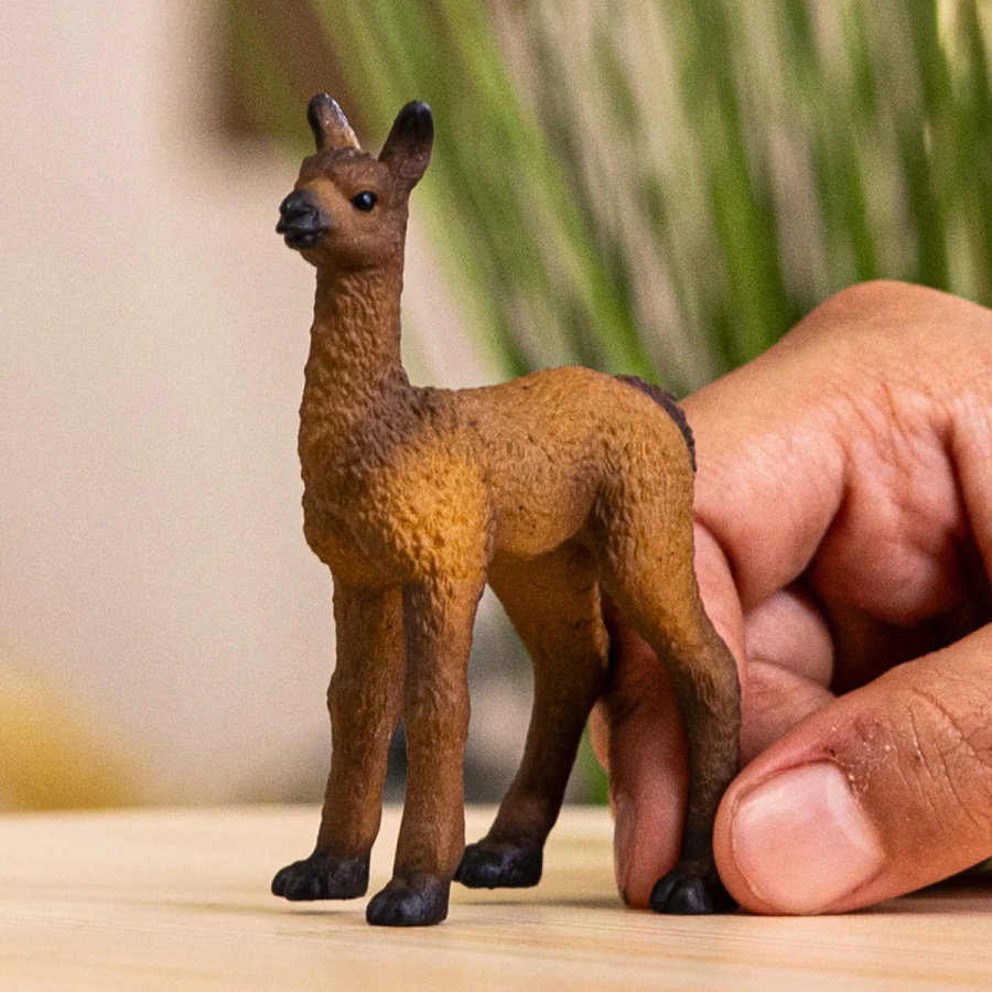 Figurine Bébé Lama Schleich - Cria camélidé collection animaux
