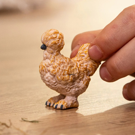 Poule Soie Figurine Schleich | Volaille Ornementale