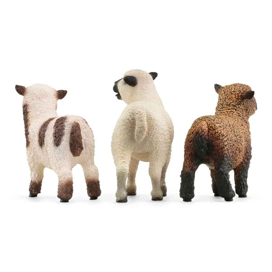 Set Trio Moutons Schleich - Hampshire Southdown collection ferme races