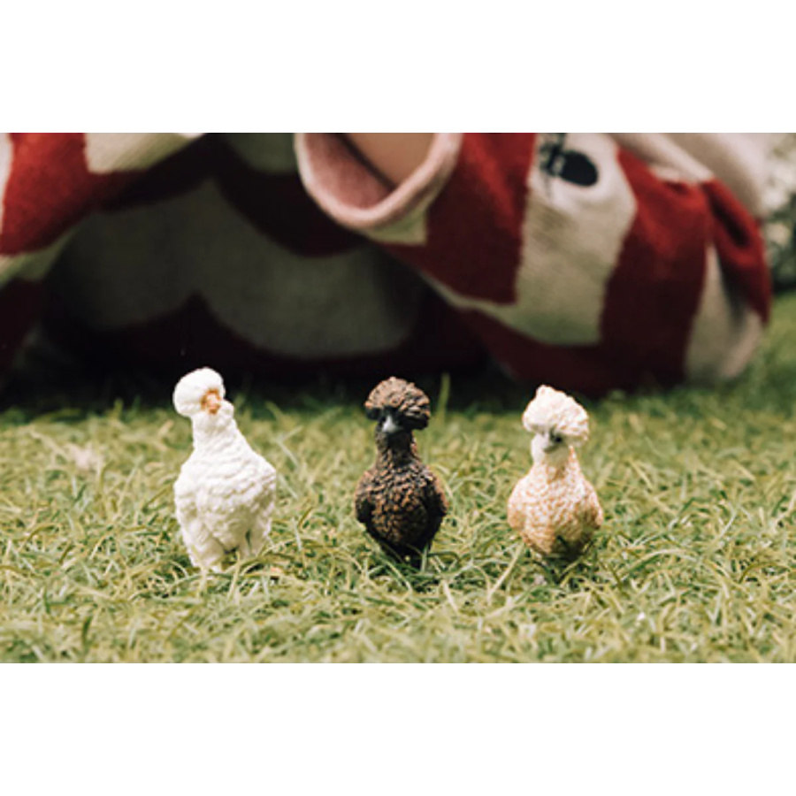 Set Trio Poules Schleich 42574 - Collection ferme volailles basse-cour