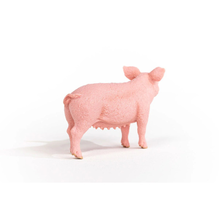 Figurine Cochon Schleich - Porc ferme collection omnivore domestique