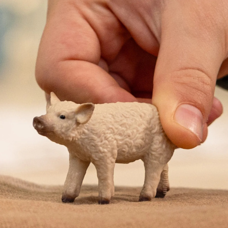 Figurine Porcelet Mangalica Schleich - Bébé cochon laineux collection ferme