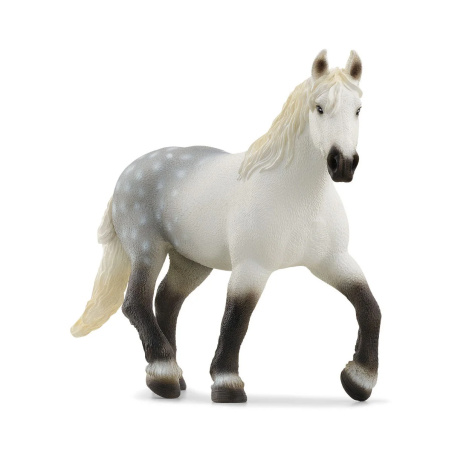 Jument Percheron Schleich 13971 - Cheval trait français attelage équitation