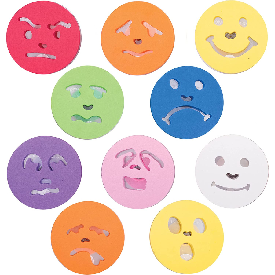 Tampons Émotions Géants 8cm Enfant - Apprentissage Émotionnel