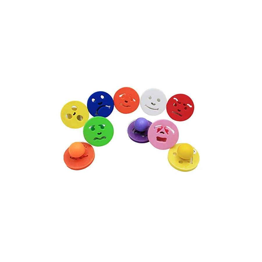 Tampons Émotions Géants 8cm Enfant - Apprentissage Émotionnel