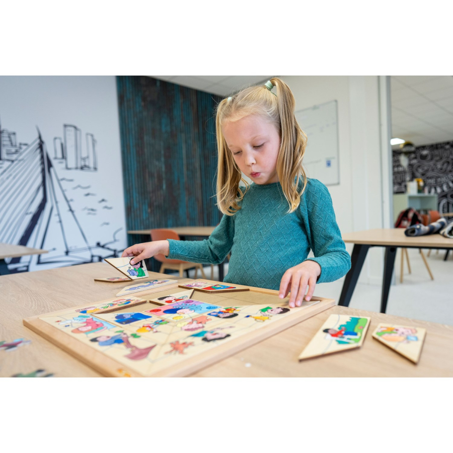 Puzzle Émotions Educo Enfant - Tri Classification Araignée