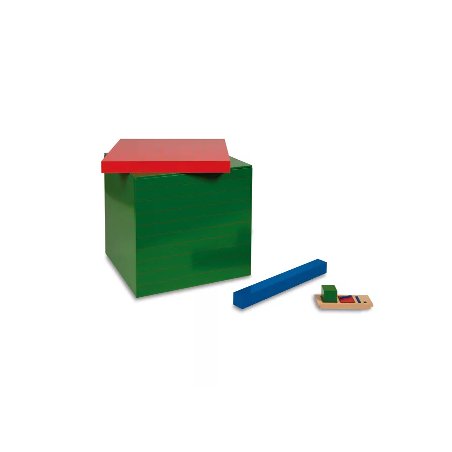 Hiérarchie géométrique nombres - Système décimal Montessori | Les Minis