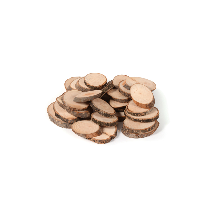 Lot de 30 socles bois – Pour maquettes, figurines et décors