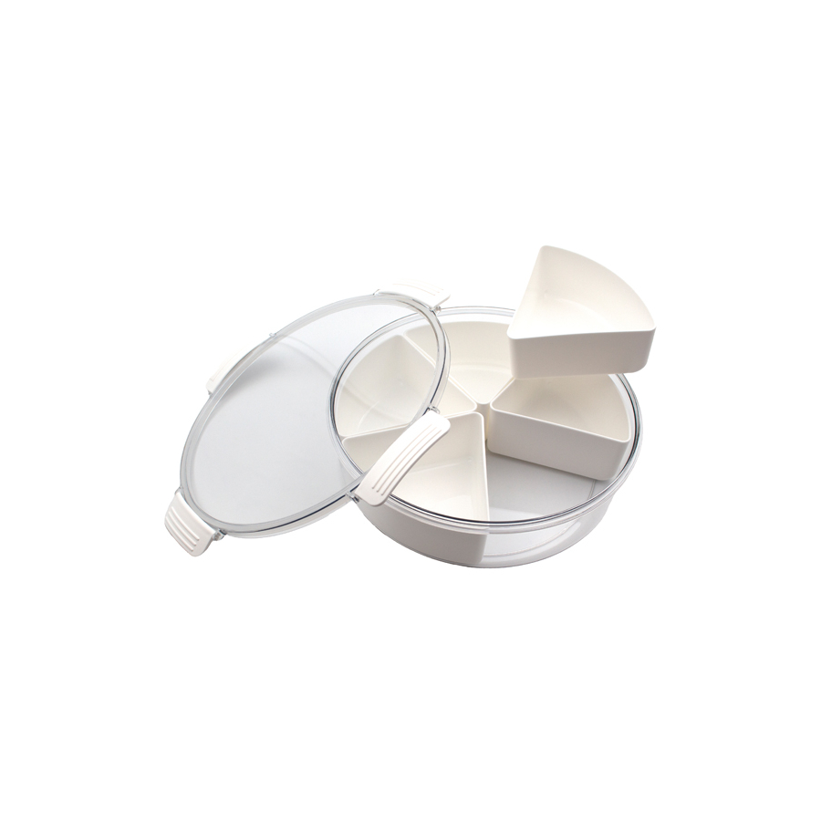 Bac d’exploration sensoriel avec couvercle – Tri & transport facile