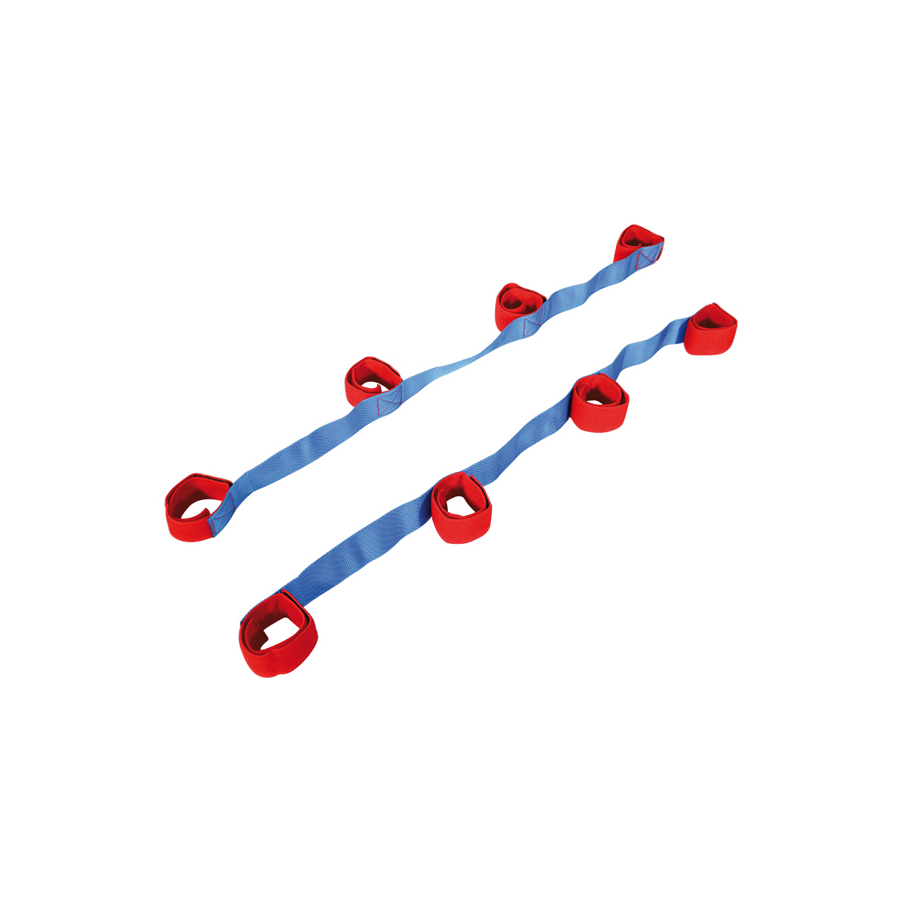 Sangles coordination 8 pieds | Jeu coopératif enfants