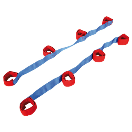 Sangles coordination 8 pieds | Jeu coopératif enfants
