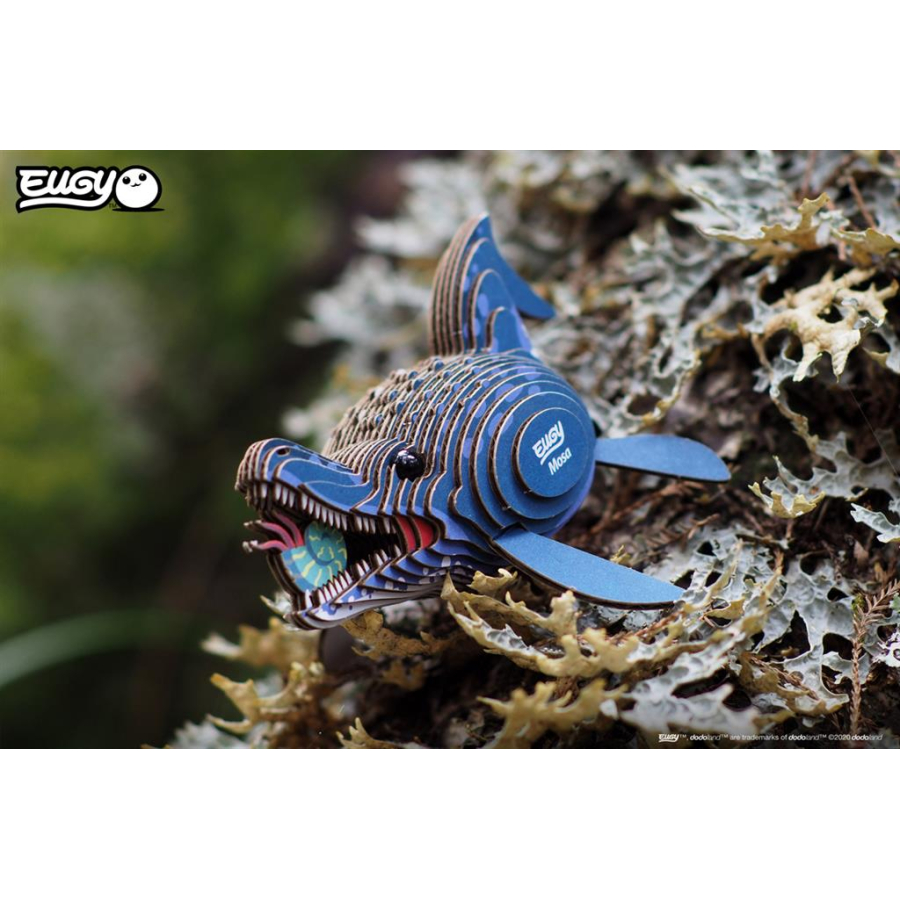 Mosasaure Puzzle Eugy 3D | Dinosaure à collectionner